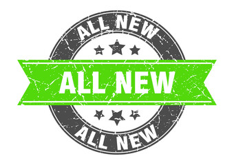 all new round stamp with ribbon. label sign