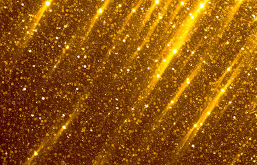 gold shiny flakes, Background filled with shiny gold, glitter coins or flakes