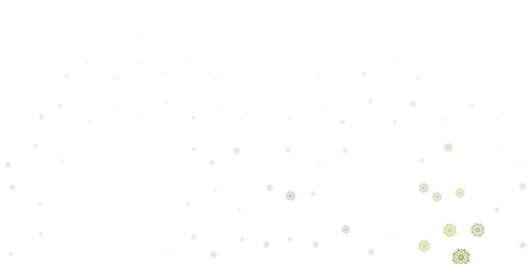 Light gray vector texture with bright snowflakes.