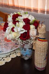bouquet of roses for the bride