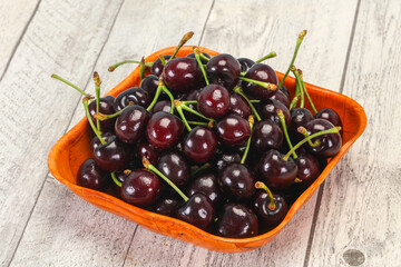 Ripe sweet tasty cherry  berry