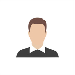 Male avatar profile picture - vector illustration. EPS10
