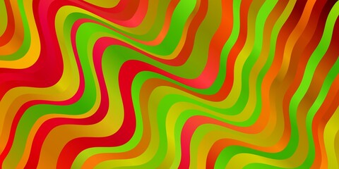 Dark Multicolor vector background with lines. Colorful illustration, which consists of curves. Design for your business promotion.