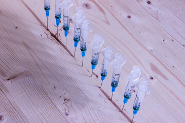 Medical syringes medicine and other