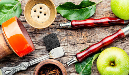 Hookah green apple
