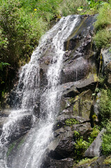 Waterfall scenery in Batu,Indonesia