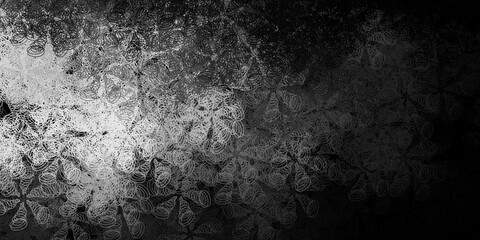 Dark gray vector background with spots.