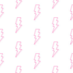 Abstract Seamless Pattern Background with bolt. Vector Illustration