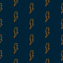 Abstract Seamless Pattern Background with bolt. Vector Illustration