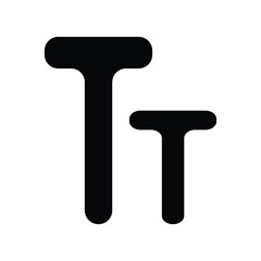 Text editor icon vector graphic design