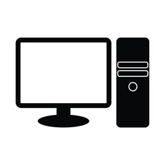 Computer icon vector graphic design