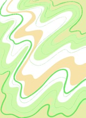 Abstract digital background pale green and ochre palette 