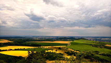 Palava landscape area in Czech Republic