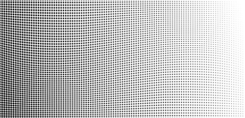 Light halftone dots grunge wide background
