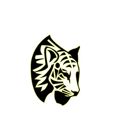 tiger head vector