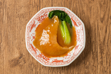 ふかひれの姿煮　luxury Chinese cuisine Shark fin simmered