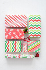 Fototapeta na wymiar Christmas gift boxes