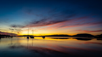 Sunrise Port Chalmers Dunedin
