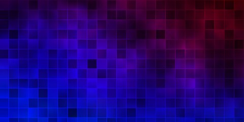 Dark Blue, Red vector texture in rectangular style.
