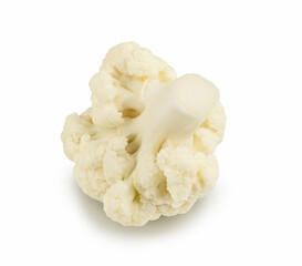 Fresh cauliflower cabbage vegetable isolated on white