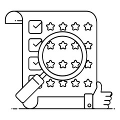 
Review paper icon style, file investigation
