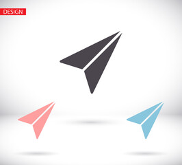 airplane vector icon. lorem ipsum Flat Design JPG