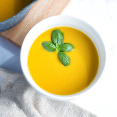 Soup with Basil