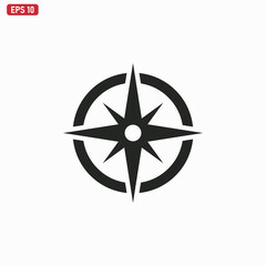 Compass icon vector eps 10