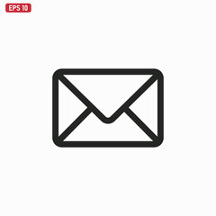 Email icon vector . Mail sign