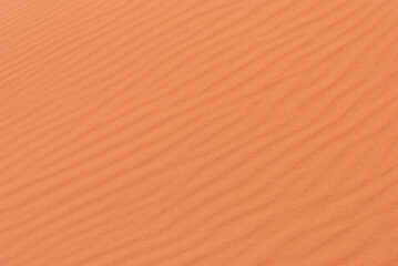 Patterns in the sand of Wadi Rum desert