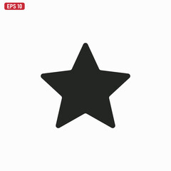 Fototapeta premium Star icon vector . Star sign