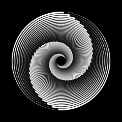 Design spiral dots backdrop - 378765643