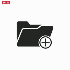 Add Folder icon vector eps 10