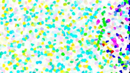 pattern with colorful confetti