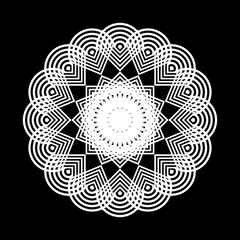 Design monochrome decorative element