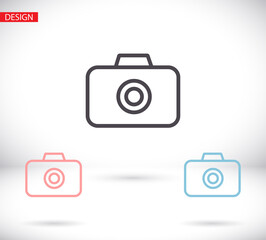 photo camera 10 bond icon design vector graphics