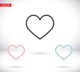 heart 10 eps bond icon design vector graphic
