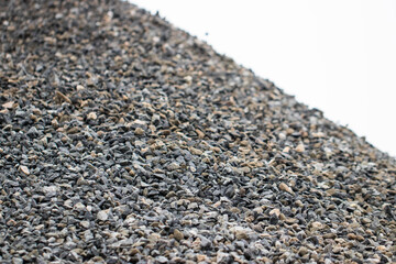 pile of crushed stones