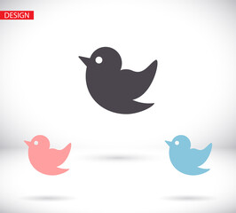 Set of bird flying vector icon silhouettes. Eagle, falcon, hawk , vector icon dove, swallow, raven, vector icon swift and others.