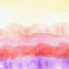 Colorful gradient watercolor for background
