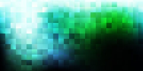 Light blue, green vector backdrop with chaotic shapes.