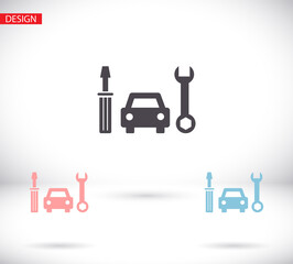 Fototapeta na wymiar PLain car silhouette vector icon. Driving logo. vector icon image of vehicle vector icon . Front view of transport vector icon.