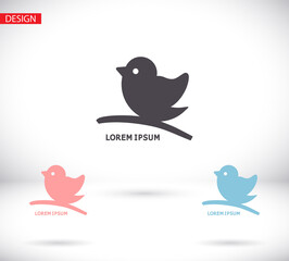 Set of bird flying vector icon silhouettes. Eagle, falcon, hawk , vector icon dove, swallow, raven, vector icon swift and others.