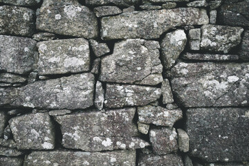Grey rock wall texture