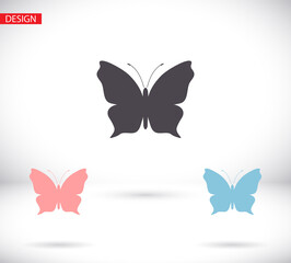 Butterfly. Universal Vector icon for web and mobile application. Vector icon illustration on a white background Vector icon . Editable Thin line.
