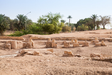 Fototapeta premium Aqaba, Jordan. Ruins of an ancient Islamic city
