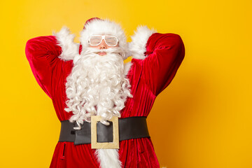 Santa Claus relaxing