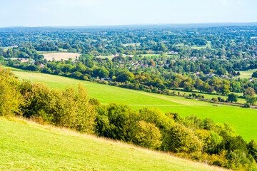 North Downs in Surrey, UK