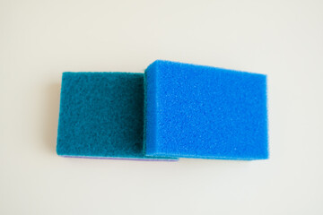 sponges for washing and cleaning in bright color