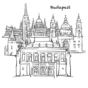 Famous buildings of Budapest